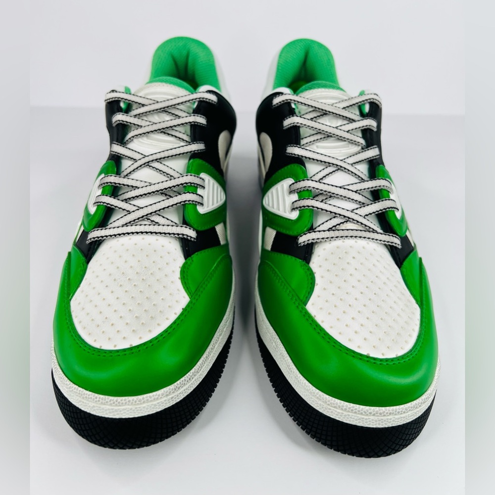 Gucci Basket Distressed Basketball Demetra Vegan Sneaker UK 13 - US 13.5 - EU 47 - Picture 4 of 13